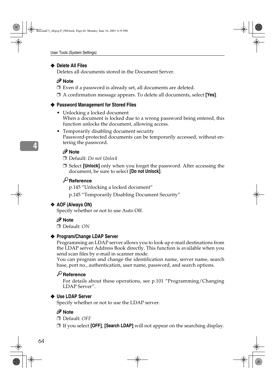 Ricoh Aficio LD122 User Manual | Page 76 / 184