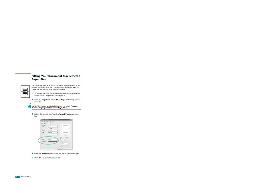Fitting your document to a selected paper size | Ricoh AC122 User Manual | Page 105 / 278