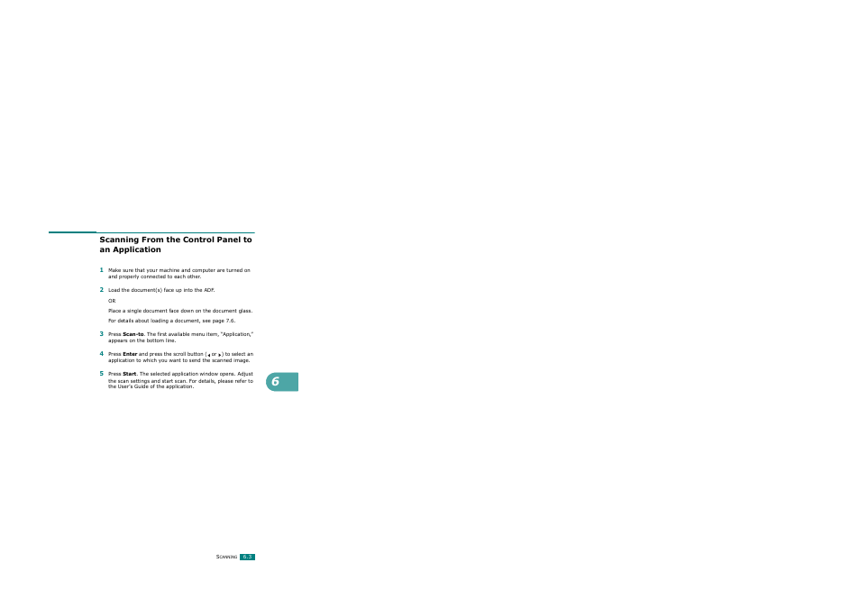 Scanning from the control panel to an application | Ricoh AC122 User Manual | Page 132 / 278