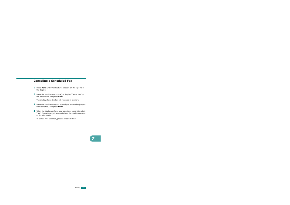 Canceling a scheduled fax | Ricoh AC122 User Manual | Page 180 / 278