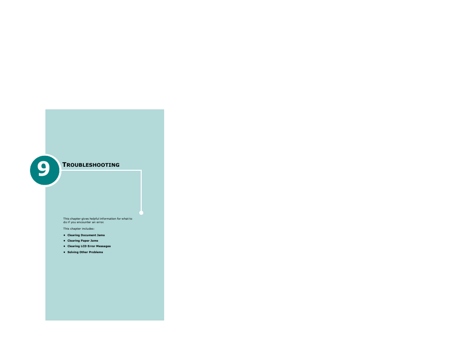 9 troubleshooting, Chapter 9 | Ricoh AC122 User Manual | Page 204 / 278