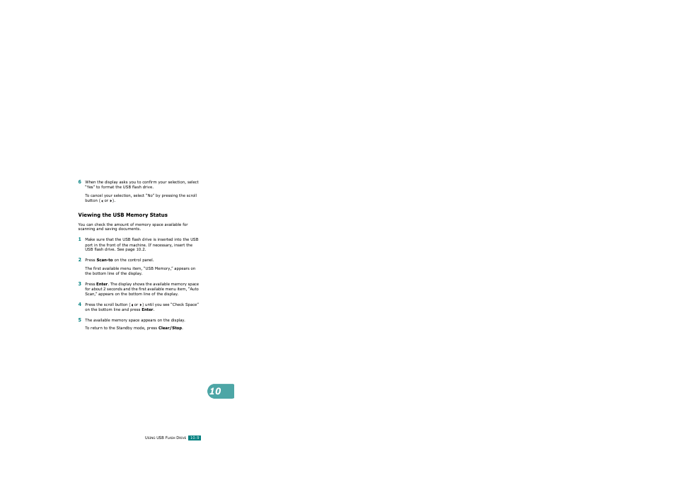 Viewing the usb memory status | Ricoh AC122 User Manual | Page 242 / 278