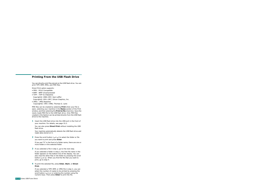 Printing from the usb flash drive | Ricoh AC122 User Manual | Page 243 / 278