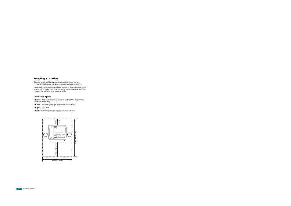 Selecting a location | Ricoh AC122 User Manual | Page 29 / 278