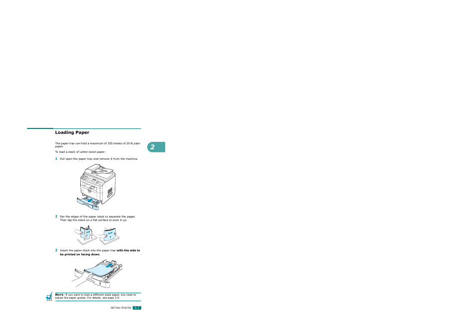 Loading paper | Ricoh AC122 User Manual | Page 32 / 278
