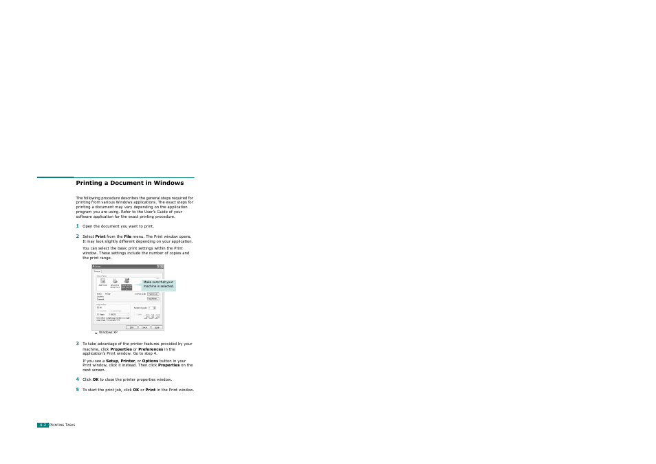 Printing a document in windows | Ricoh AC122 User Manual | Page 91 / 278
