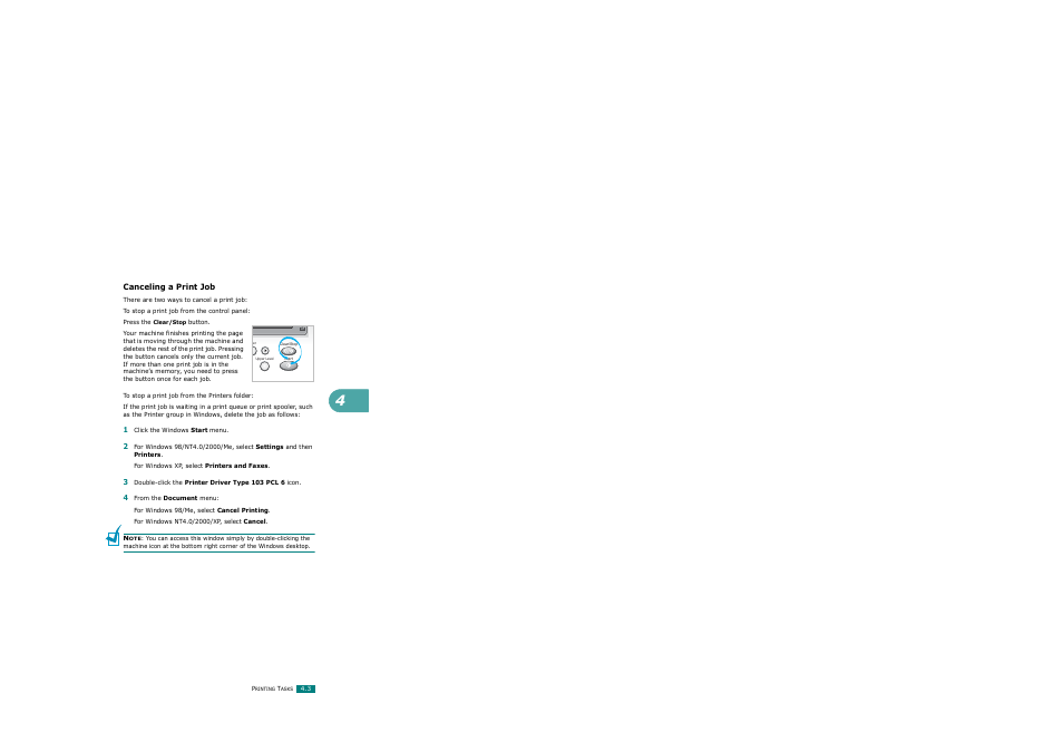 Canceling a print job | Ricoh AC122 User Manual | Page 92 / 278
