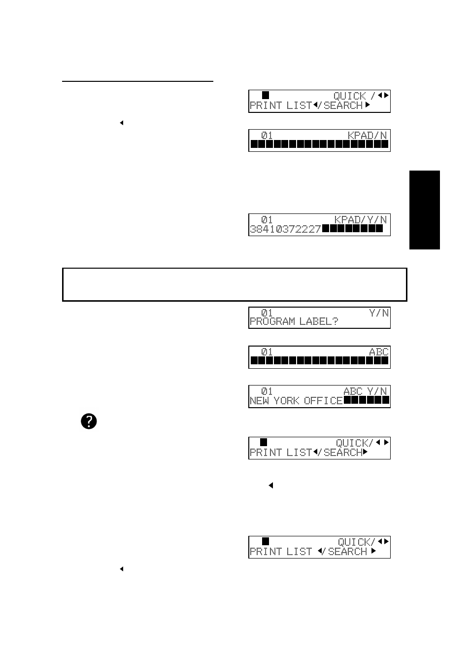 Programming a new quick dial, Editing a quick dial | Ricoh 170 / 180 User Manual | Page 38 / 147
