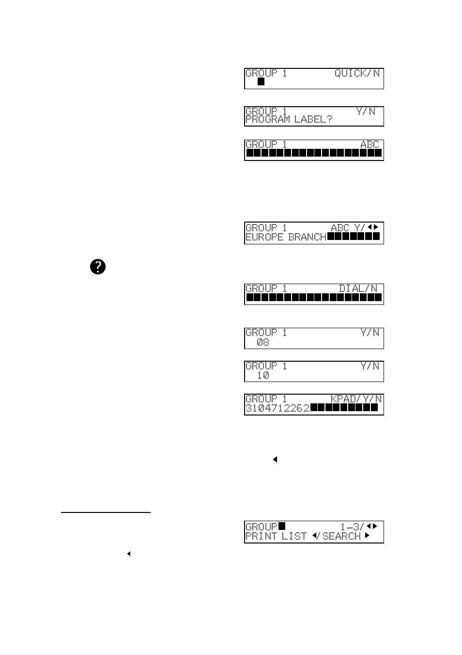 Editing group dial | Ricoh 170 / 180 User Manual | Page 43 / 147