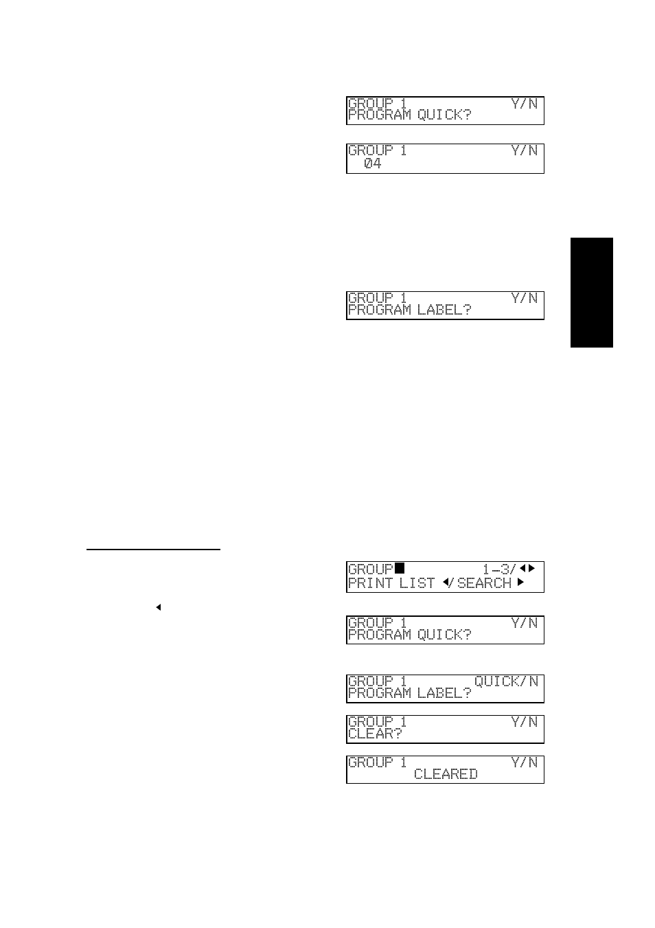 Erasing group dials | Ricoh 170 / 180 User Manual | Page 44 / 147