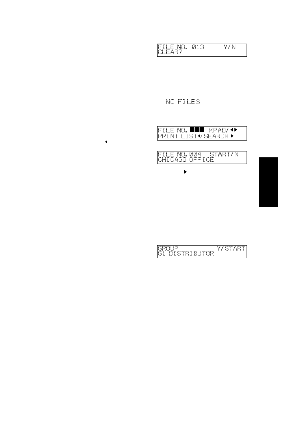 Printing the stored messages, Transmission using the group key, If you make a mistake | Ricoh 170 / 180 User Manual | Page 50 / 147