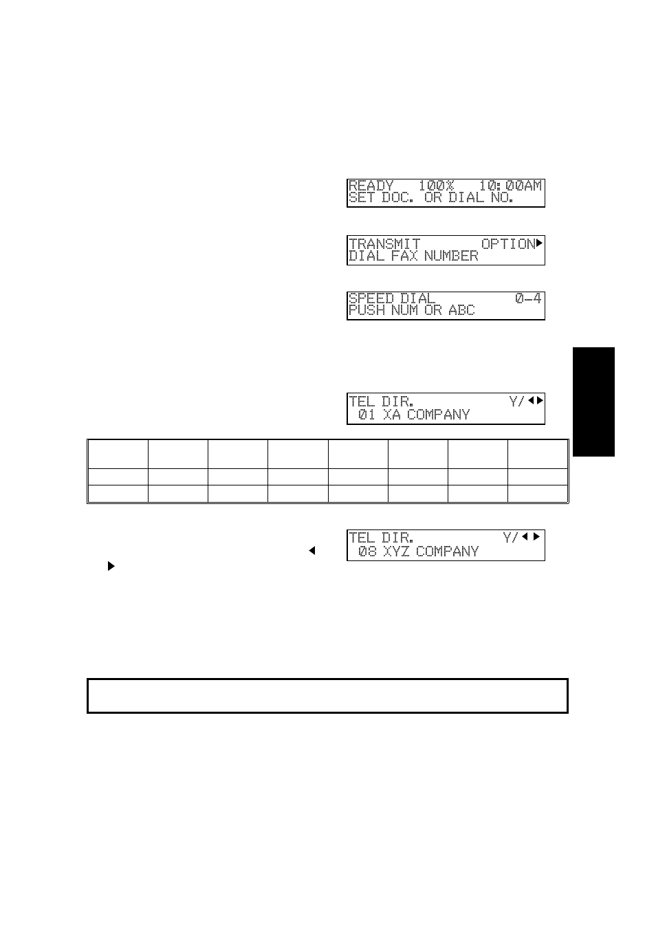 Dialing with the telephone directory | Ricoh 170 / 180 User Manual | Page 54 / 147