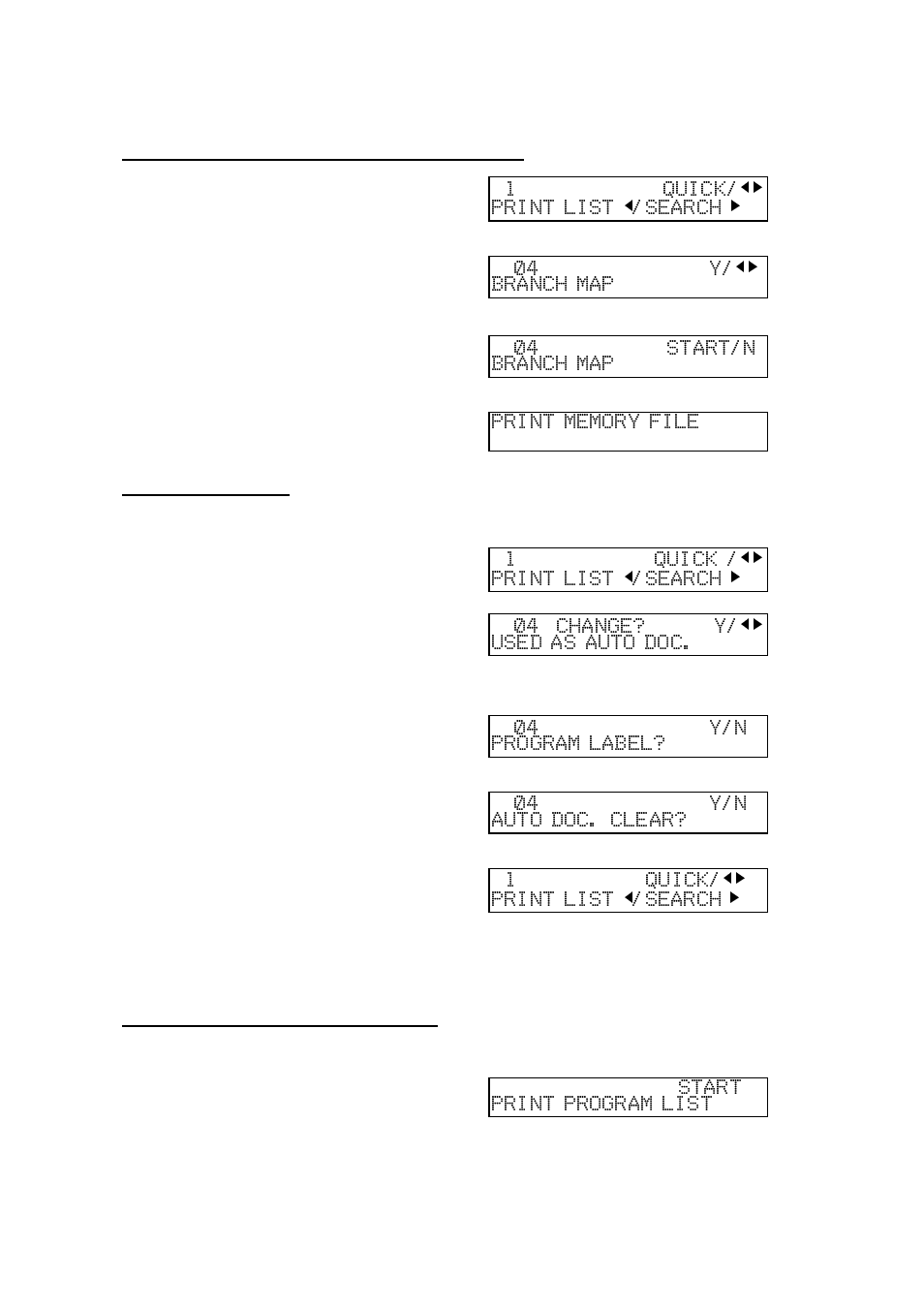 Printing the contents of an auto document, Erasing a program, Printing a list of auto documents | Ricoh 170 / 180 User Manual | Page 71 / 147