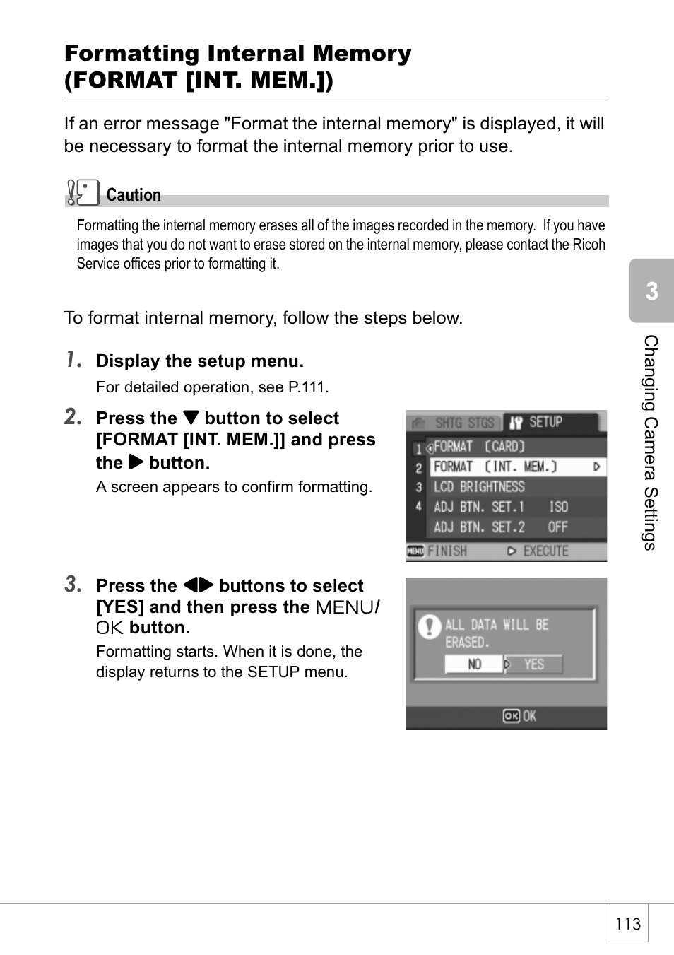 Ricoh Caplio R 3 User Manual | Page 115 / 184