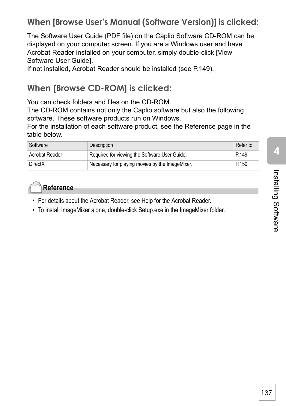 When [browse cd-rom] is clicked | Ricoh Caplio R 3 User Manual | Page 139 / 184