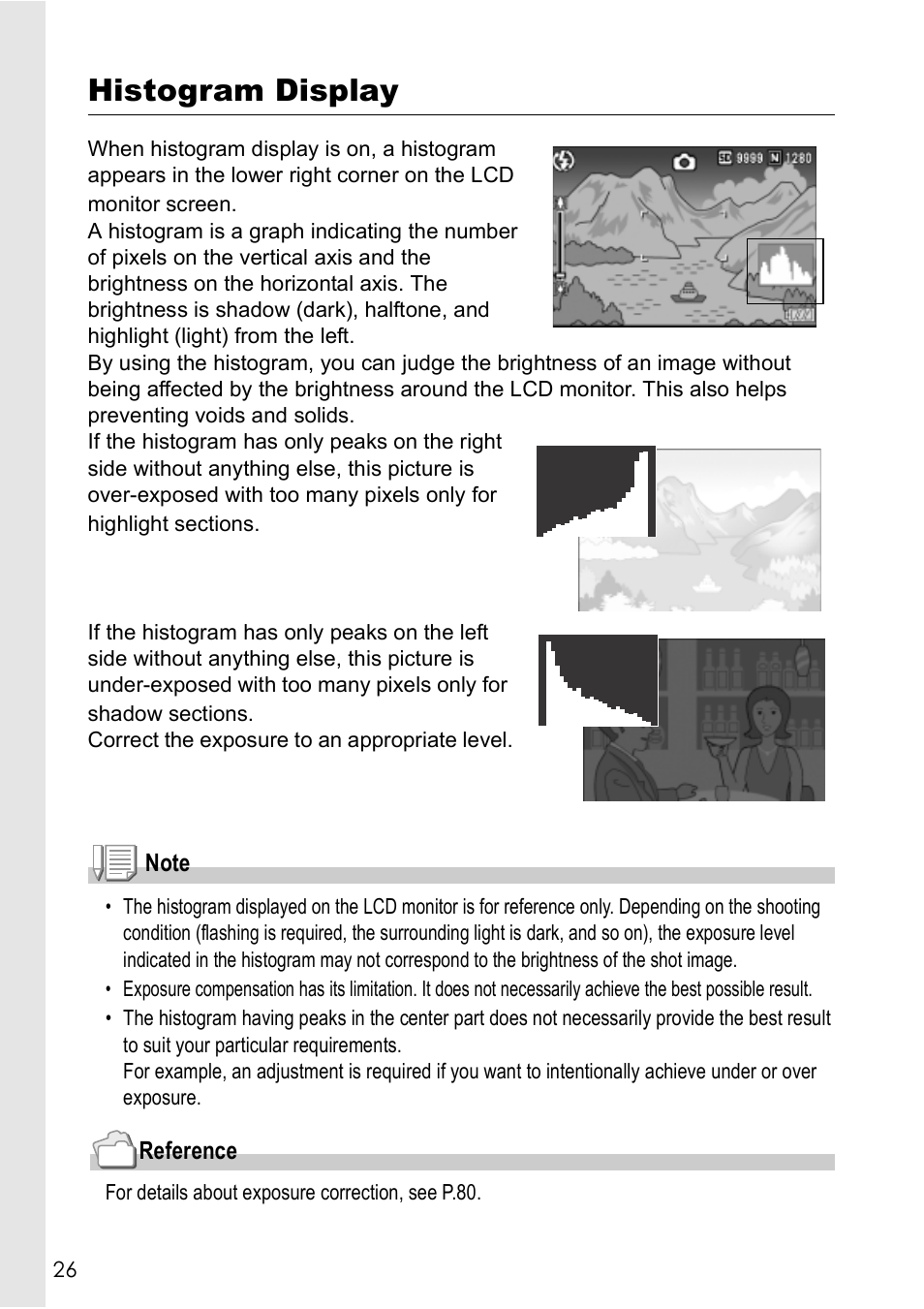 Histogram display | Ricoh Caplio R 3 User Manual | Page 28 / 184