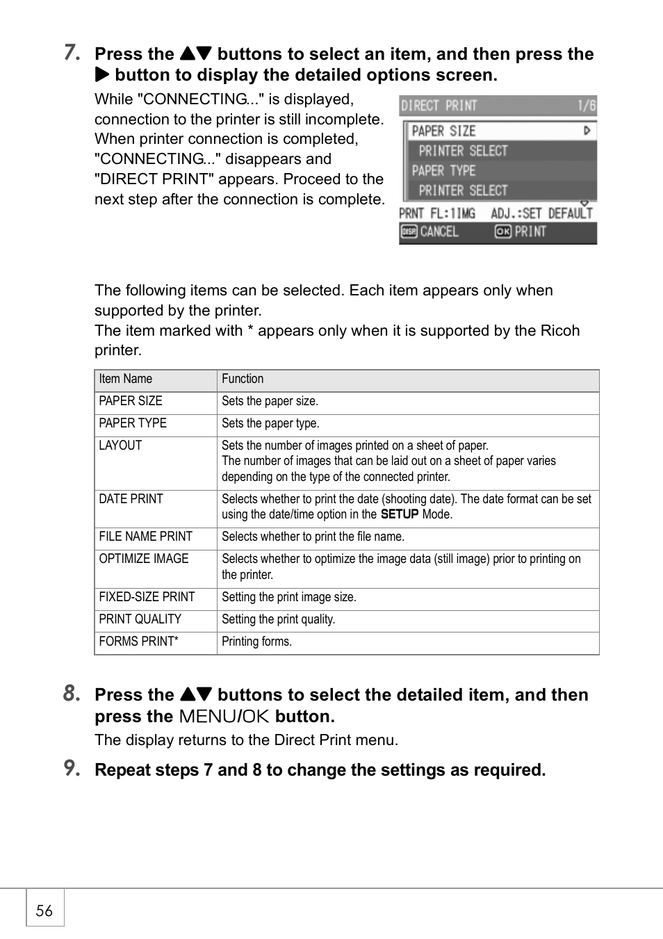 Ricoh Caplio R 3 User Manual | Page 58 / 184