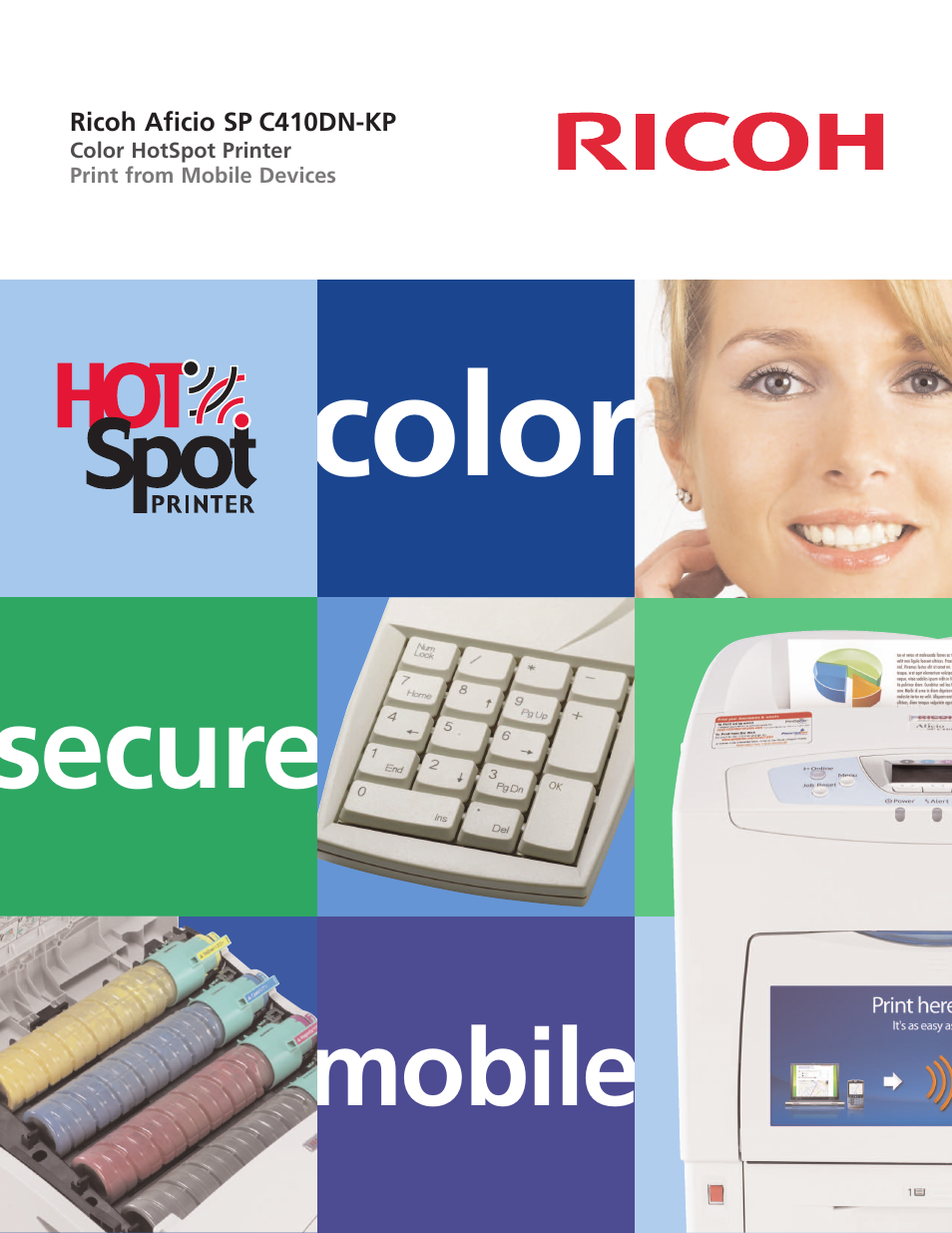 Ricoh Aficio SP C410DN-KP User Manual | 2 pages