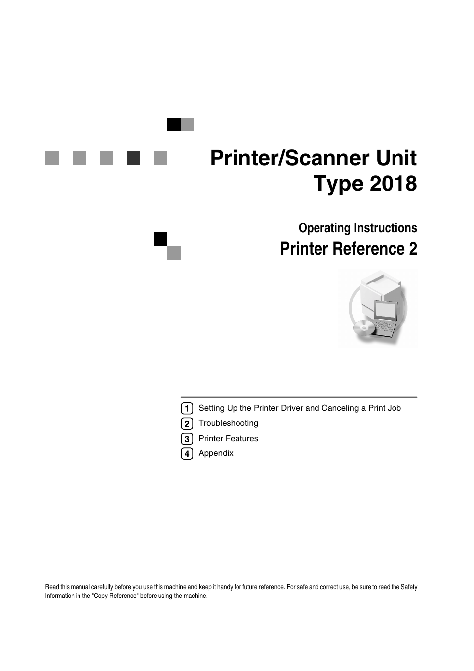 Ricoh Type 2018 User Manual | 54 pages