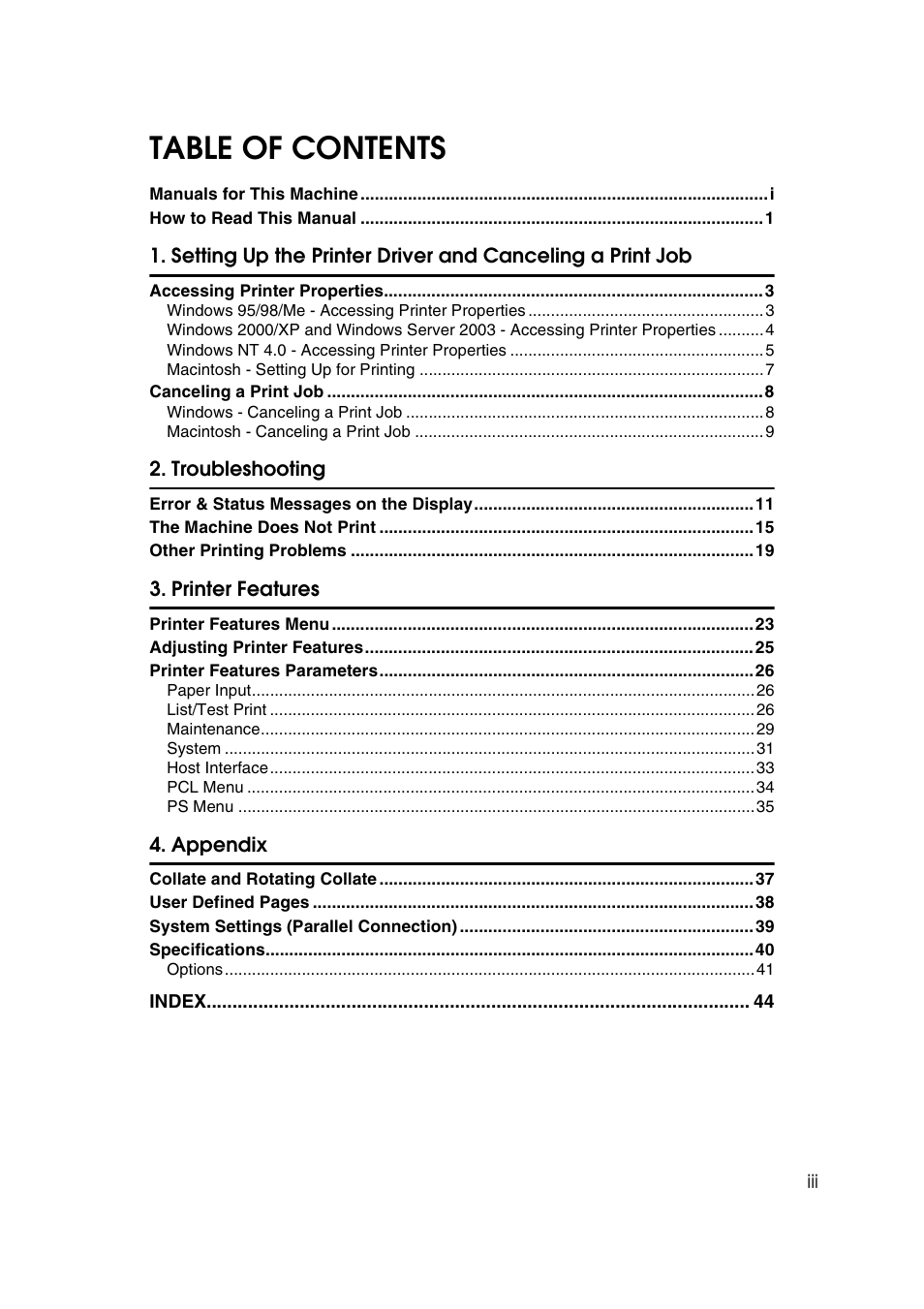 Ricoh Type 2018 User Manual | Page 5 / 54