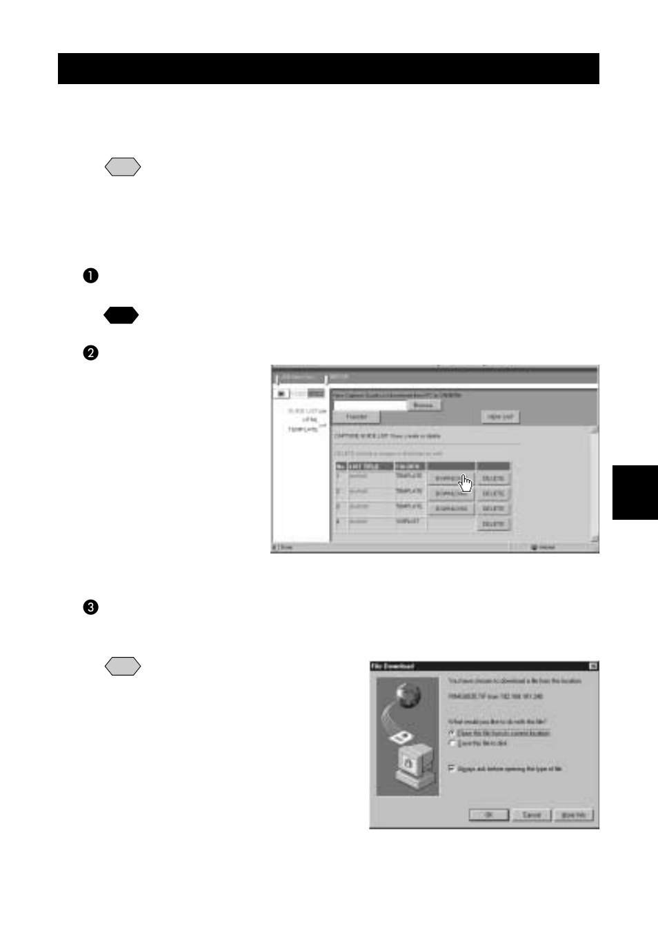 Saving the guide list on the pc | Ricoh RDC-i700 User Manual | Page 121 / 186