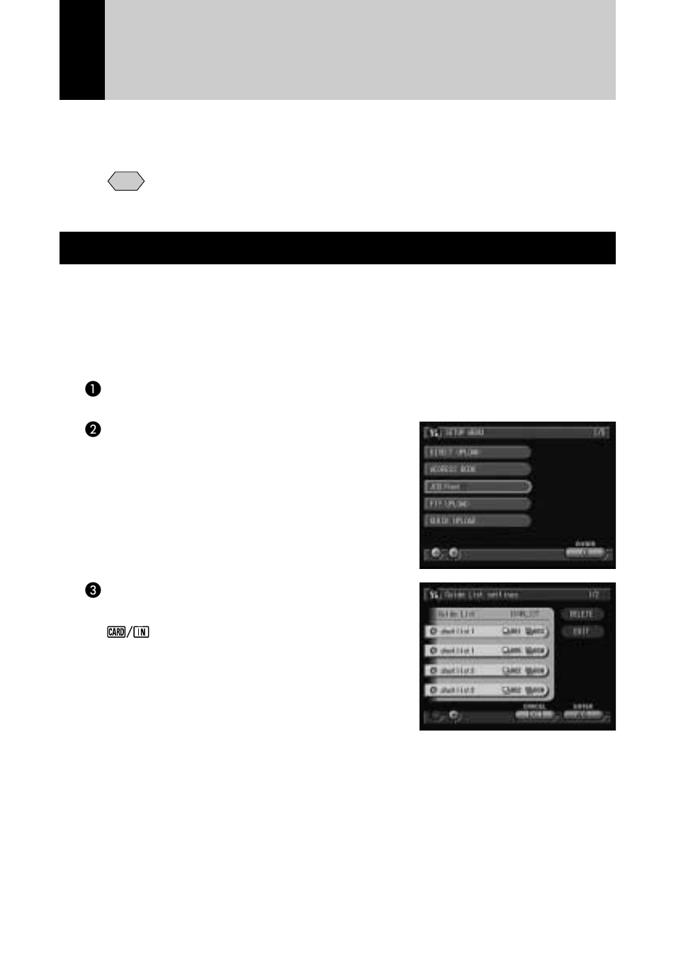 Displaying the guide lists | Ricoh RDC-i700 User Manual | Page 124 / 186