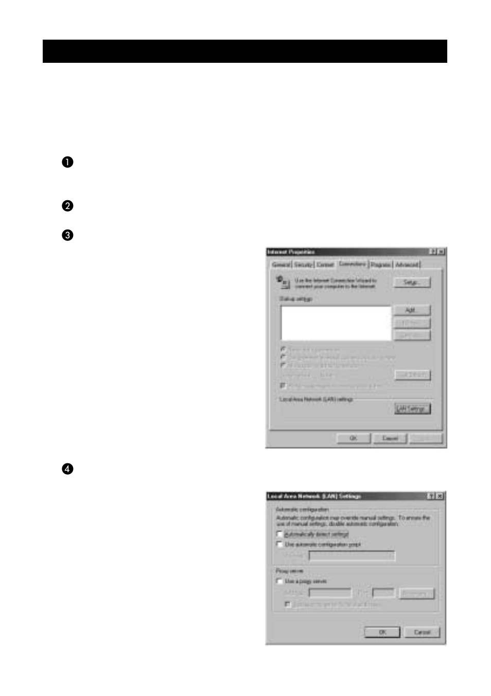 Checking the proxy server, For internet explorer (version 5.x) | Ricoh RDC-i700 User Manual | Page 172 / 186