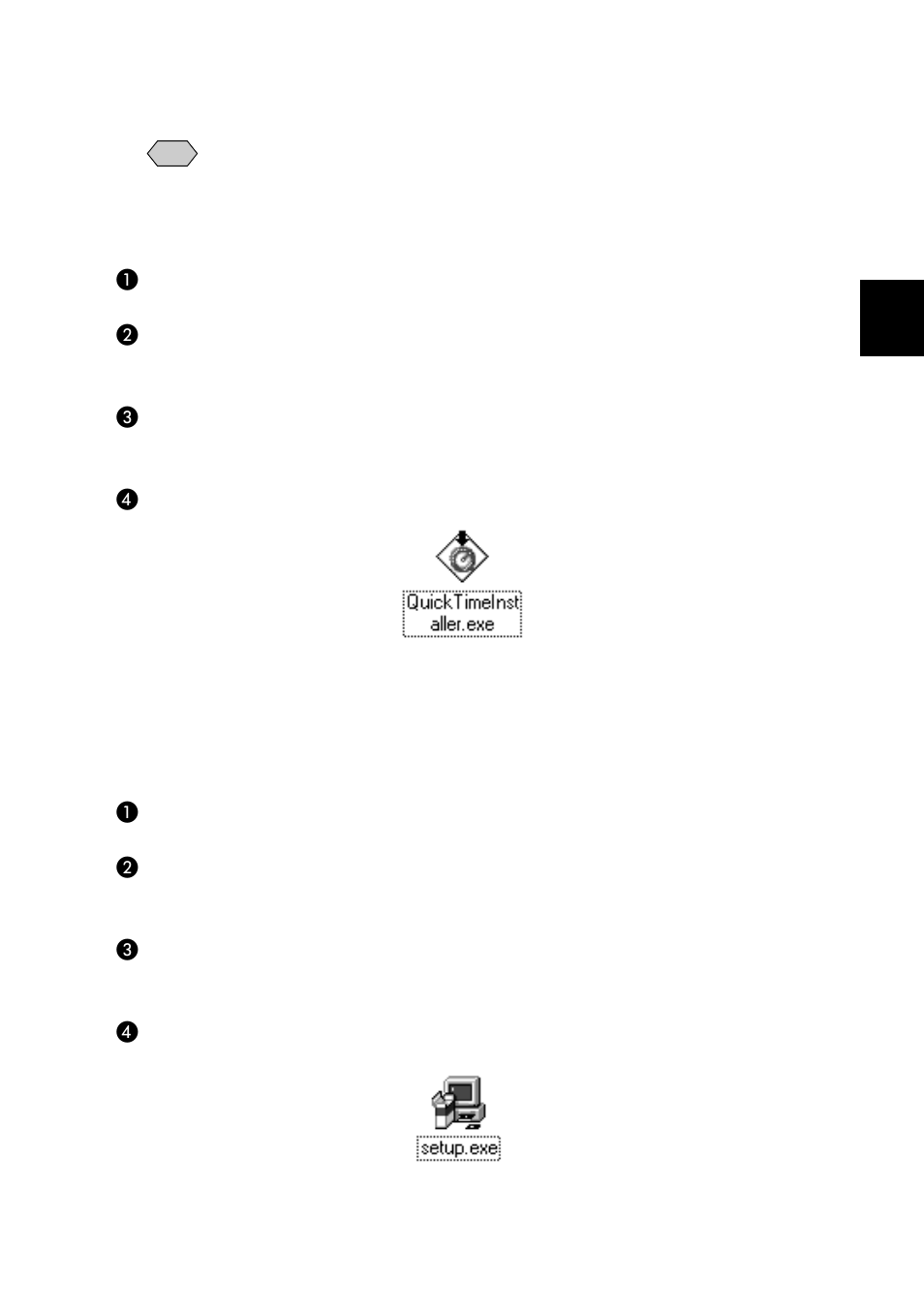 Installing quicktime, Installing the image capture guide list tool kit | Ricoh RDC-i700 User Manual | Page 19 / 186