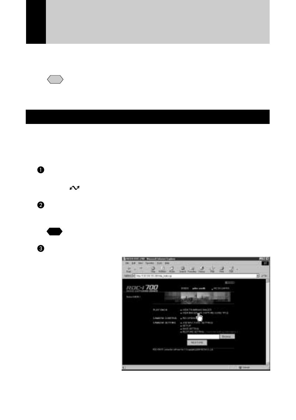 Viewing thumbnail images with guide list | Ricoh RDC-i700 User Manual | Page 40 / 186