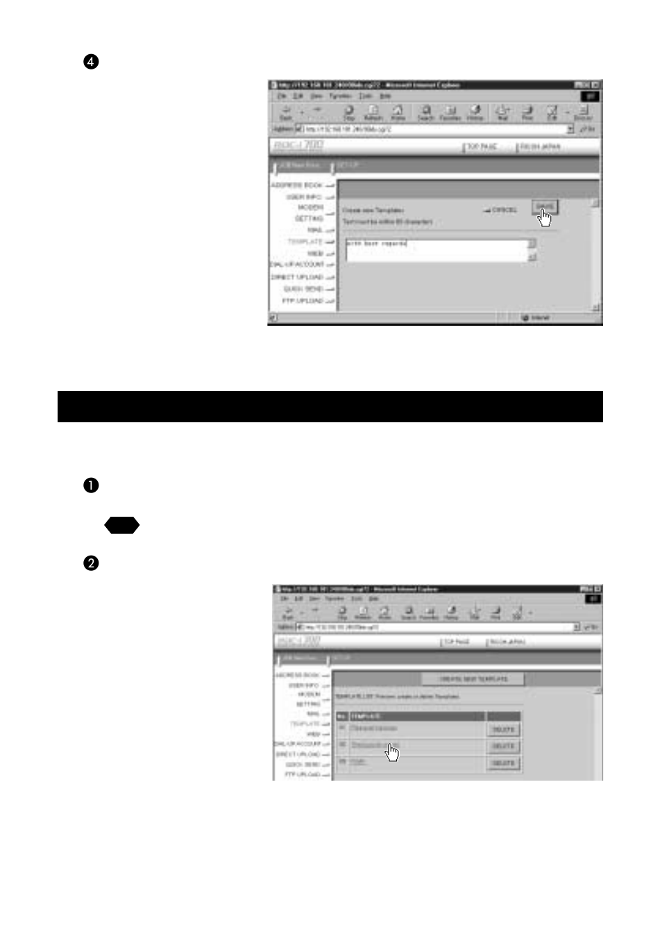 Editing a template | Ricoh RDC-i700 User Manual | Page 78 / 186