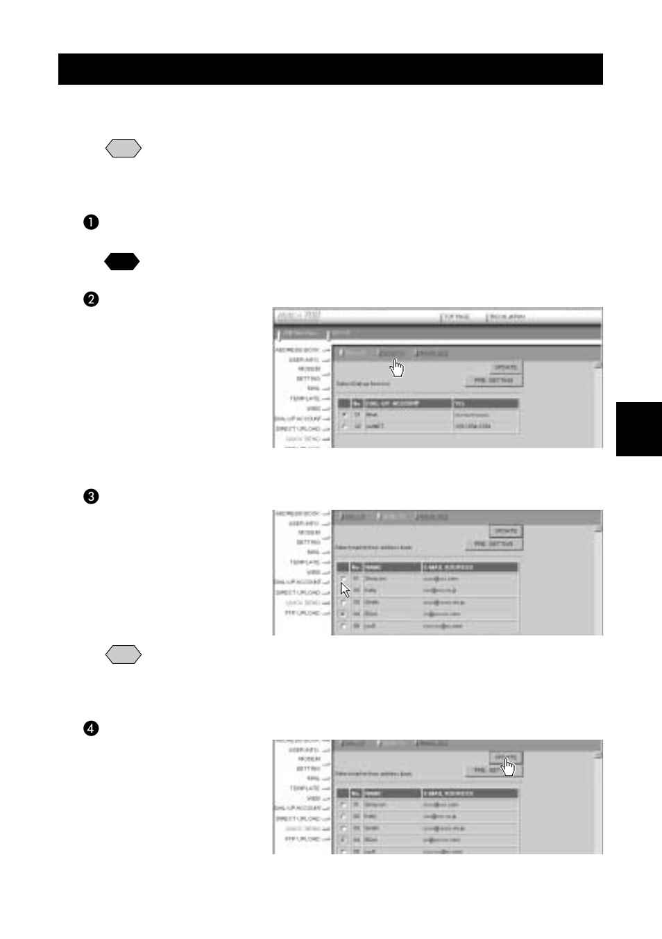 Selecting a quick send send-to account | Ricoh RDC-i700 User Manual | Page 91 / 186