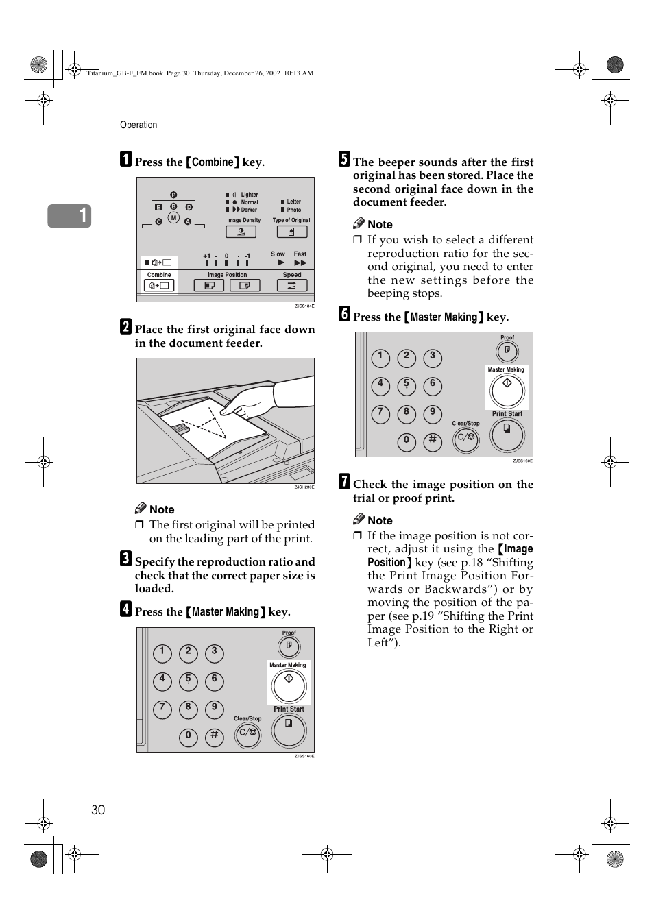 Ricoh PRIPORT JP730 User Manual | Page 36 / 171