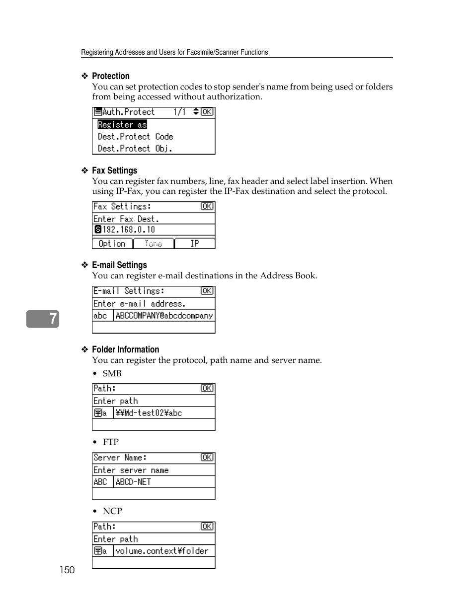 Ricoh Aficio ISC 615G User Manual | Page 158 / 318