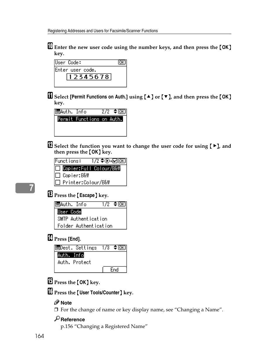 Ricoh Aficio ISC 615G User Manual | Page 172 / 318