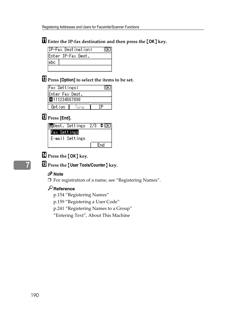 Ricoh Aficio ISC 615G User Manual | Page 198 / 318