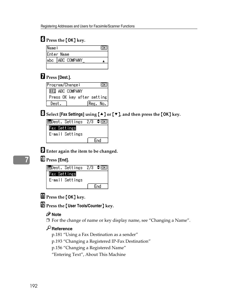Ricoh Aficio ISC 615G User Manual | Page 200 / 318