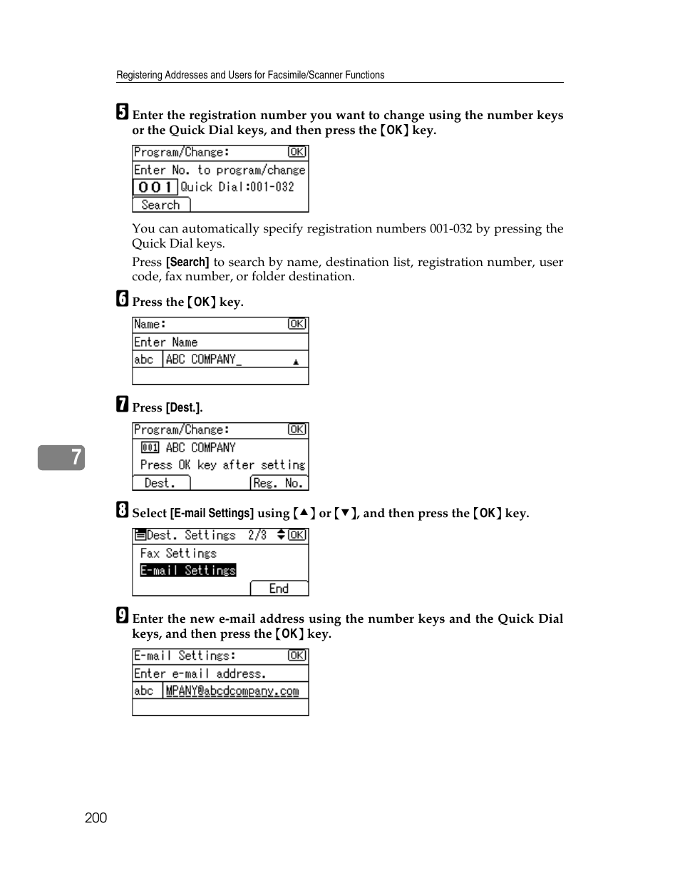 Ricoh Aficio ISC 615G User Manual | Page 208 / 318