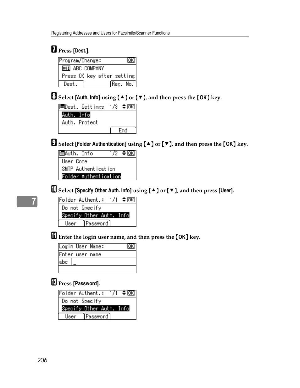 Ricoh Aficio ISC 615G User Manual | Page 214 / 318