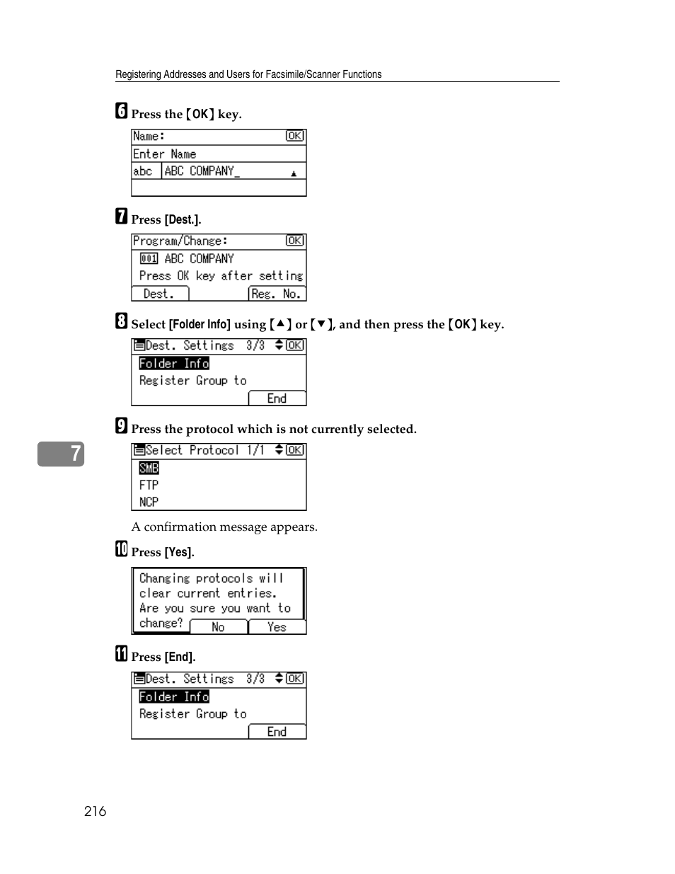 Ricoh Aficio ISC 615G User Manual | Page 224 / 318