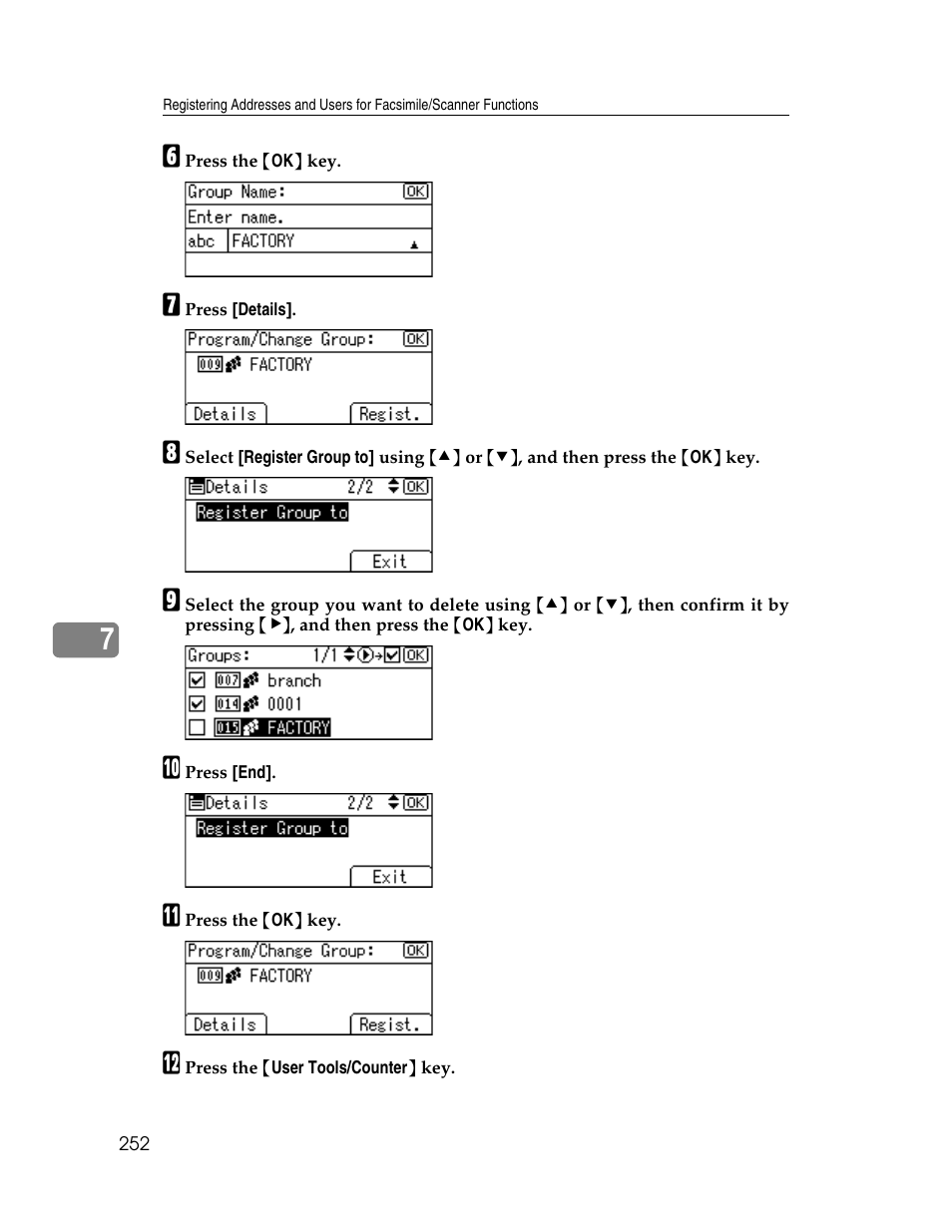 Ricoh Aficio ISC 615G User Manual | Page 260 / 318