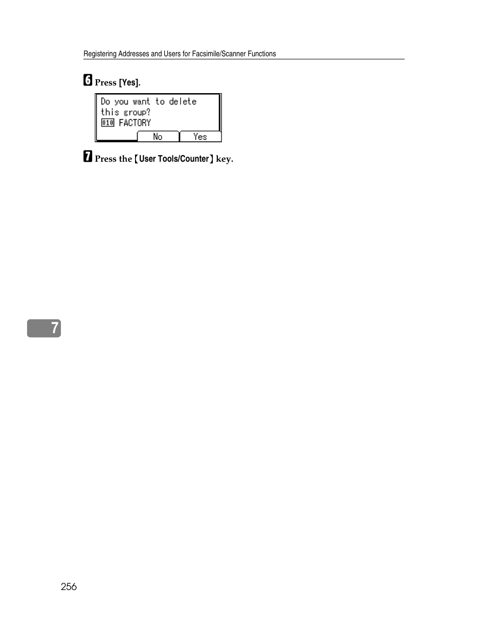 Ricoh Aficio ISC 615G User Manual | Page 264 / 318
