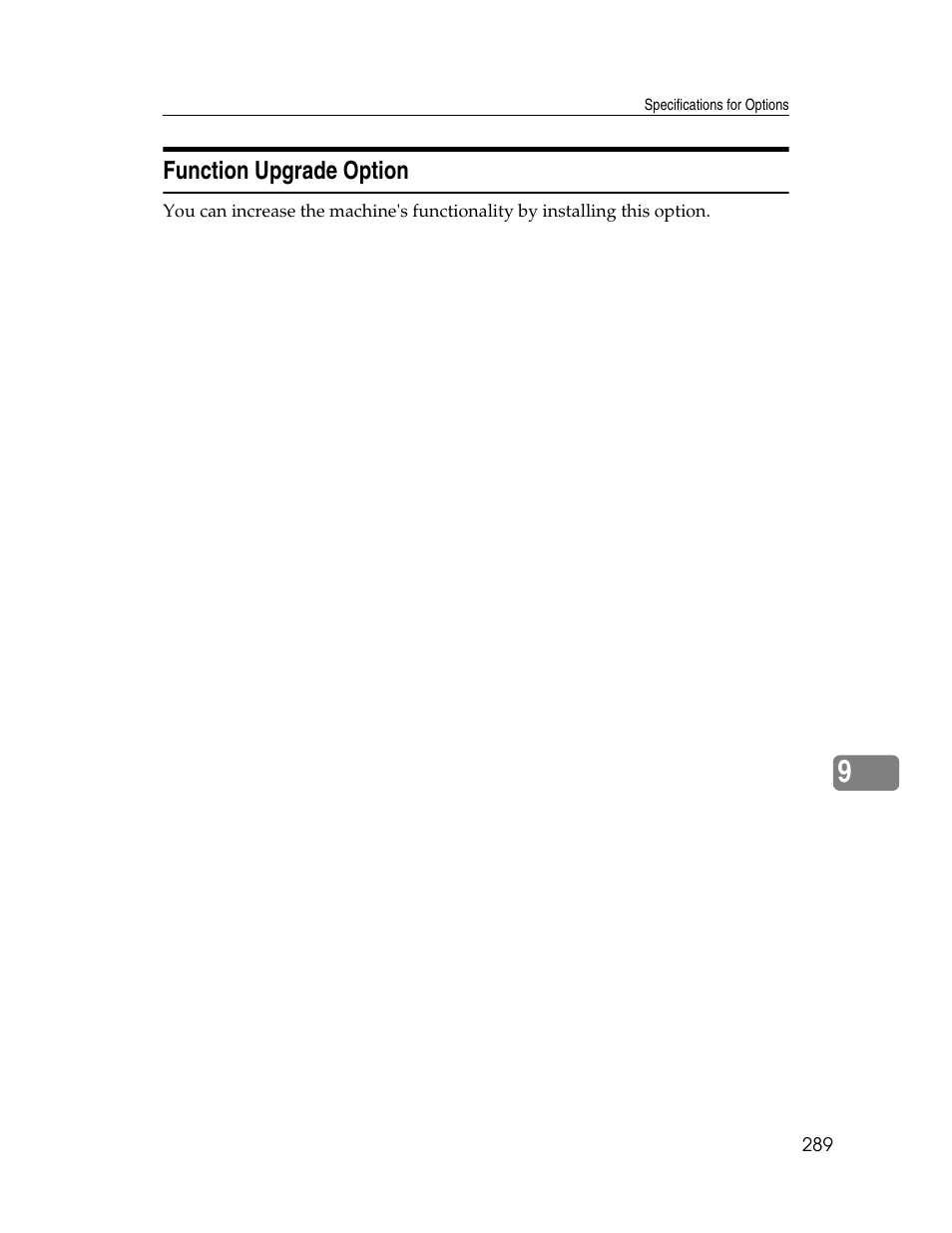 Function upgrade option | Ricoh Aficio ISC 615G User Manual | Page 297 / 318