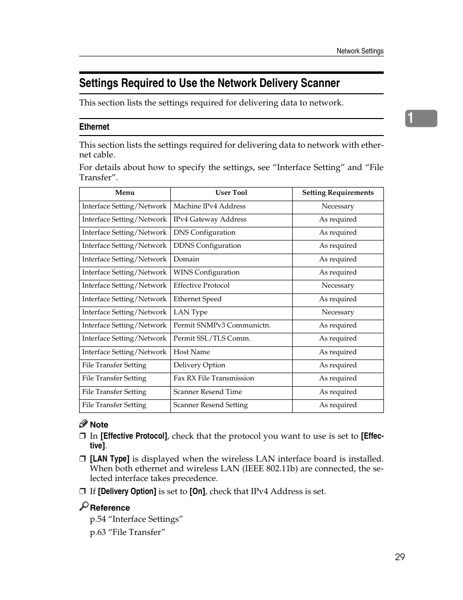 Ethernet | Ricoh Aficio ISC 615G User Manual | Page 37 / 318