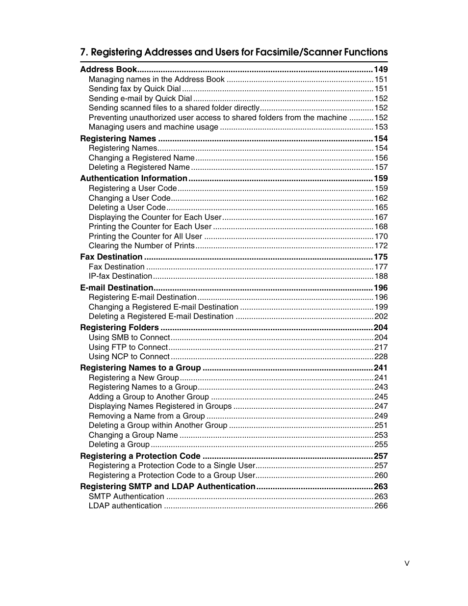 Ricoh Aficio ISC 615G User Manual | Page 7 / 318