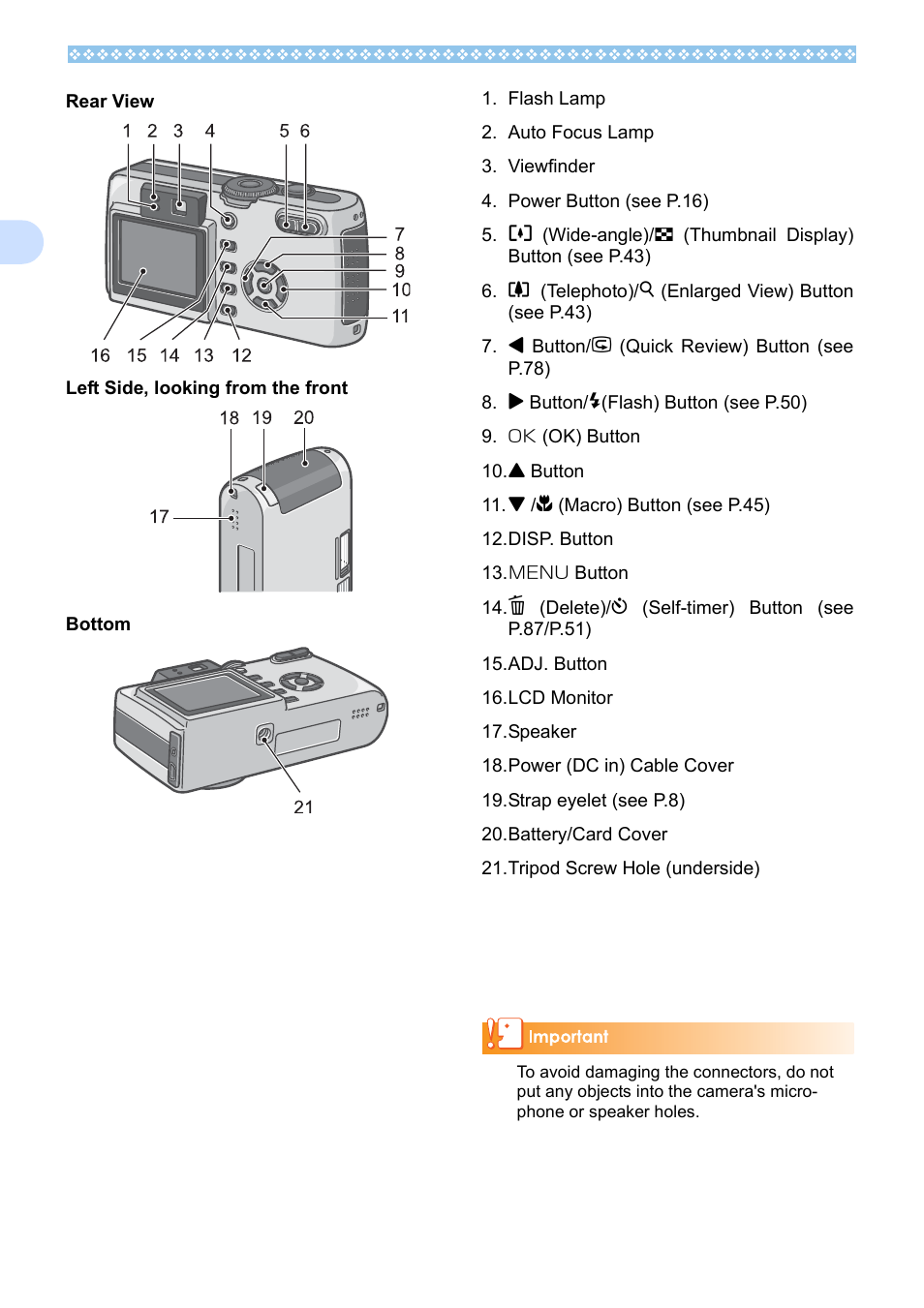 Ricoh Caplio RX User Manual | Page 10 / 183