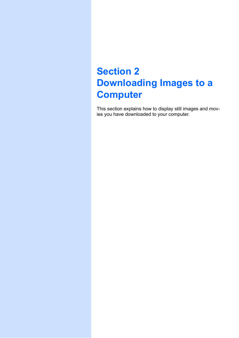 Section 2 downloading images to a computer, Section 2 downloading images to a com, Puter | Ricoh Caplio RX User Manual | Page 123 / 183