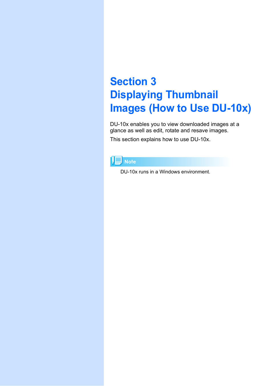 Section 3 displaying thumbnail images, How to use du-10x) | Ricoh Caplio RX User Manual | Page 131 / 183