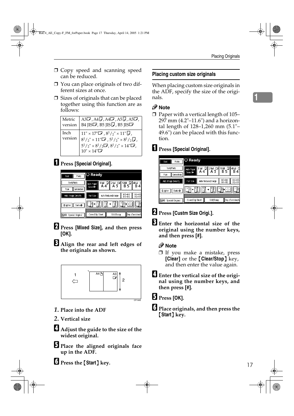 Ricoh Aficio 3025 User Manual | Page 27 / 136