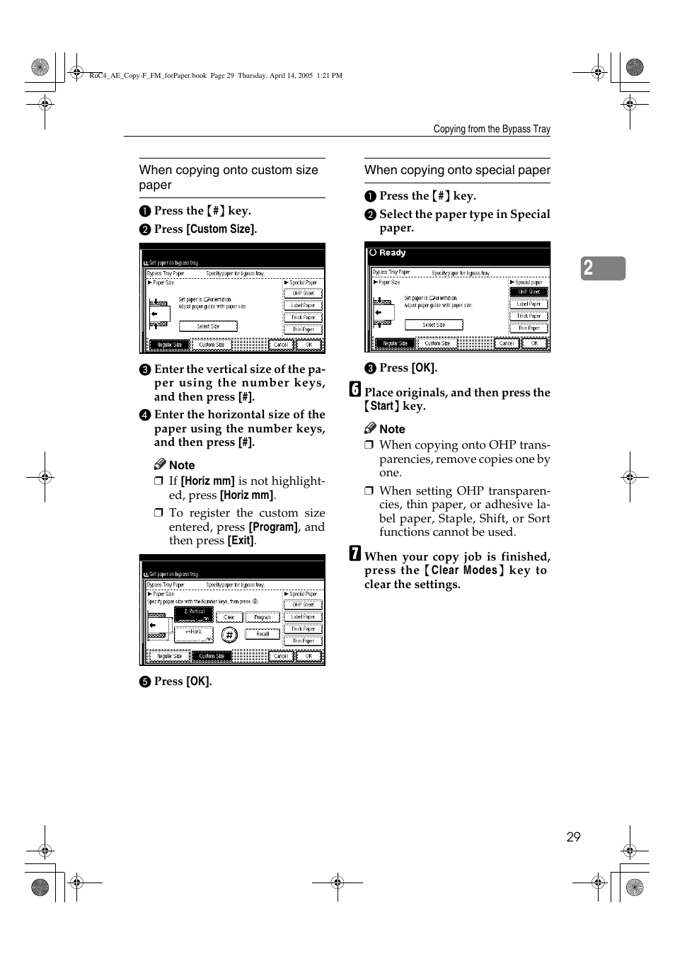 Ricoh Aficio 3025 User Manual | Page 39 / 136