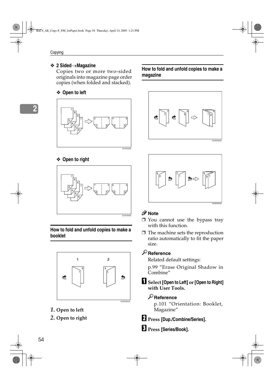 Ricoh Aficio 3025 User Manual | Page 64 / 136